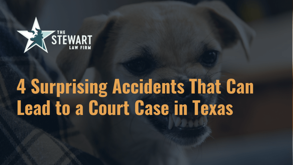 4 Surprising Accidents That Can Lead to a Court Case in Texas - the stewart law firm - austin texas personal injury lawyer