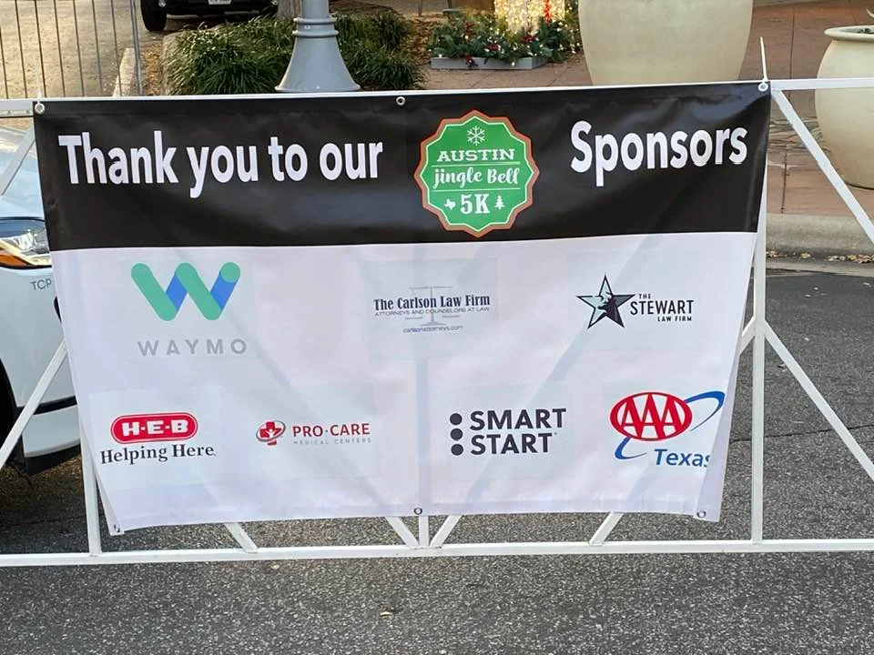 2023 Stewart Law Firm Sponsors Jingle Bell 5K Austin Texas