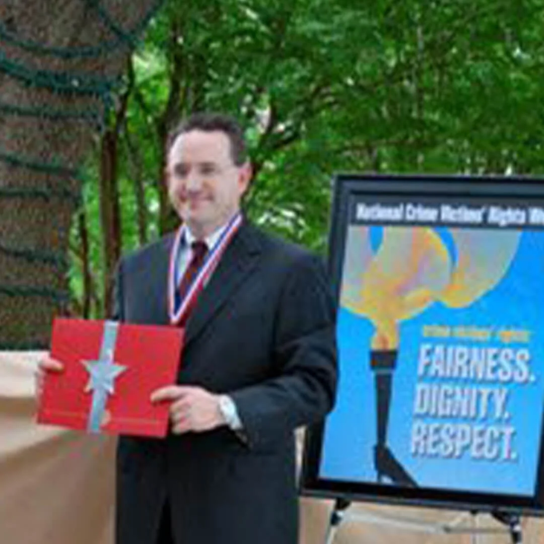 Stephen Stewart Receives Crime Victims Medal of Honor